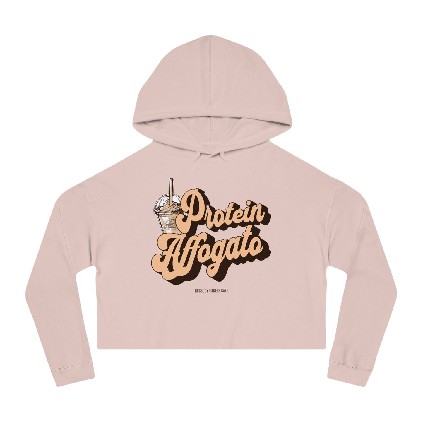 Protein Affogato Cropped Hoodie