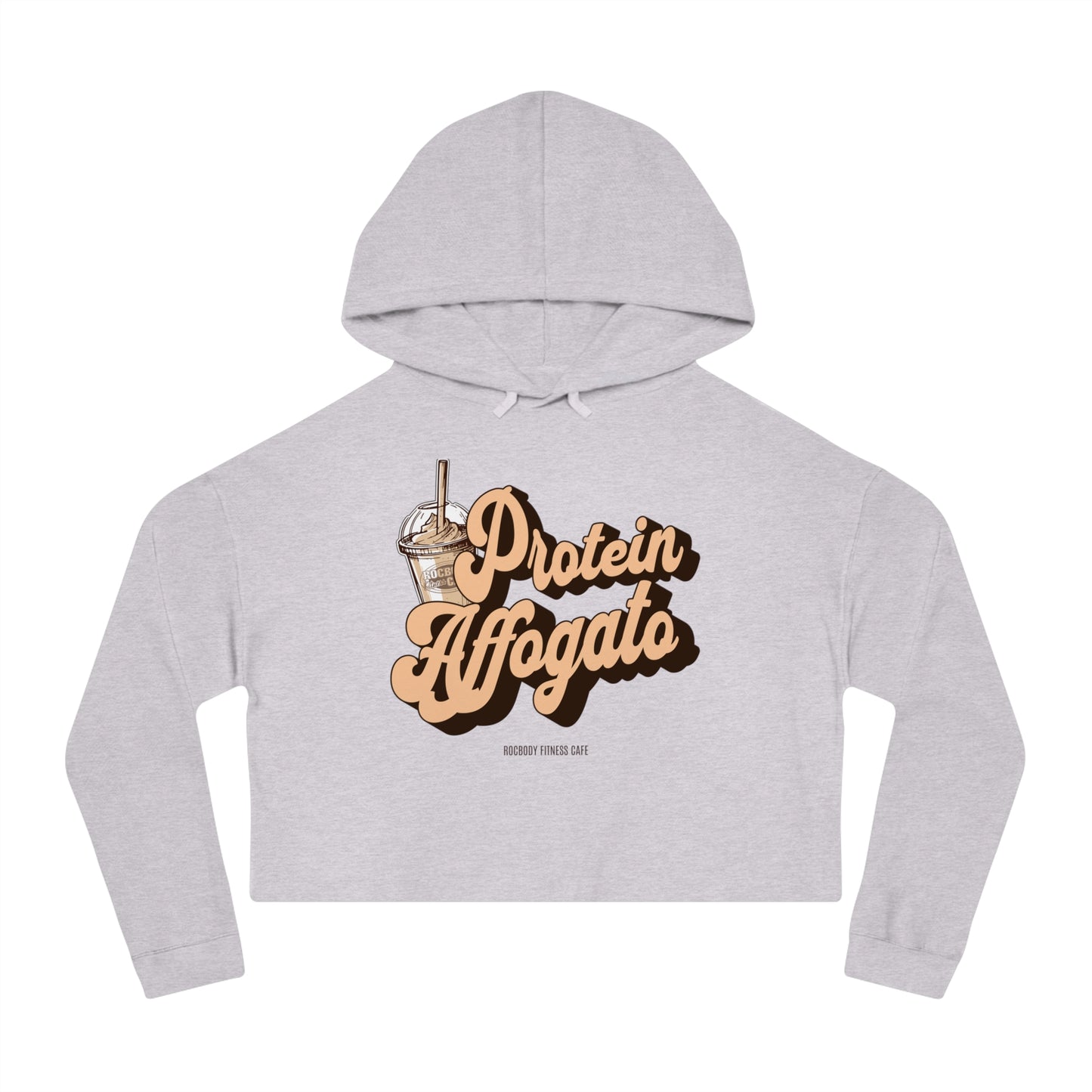 Protein Affogato Cropped Hoodie