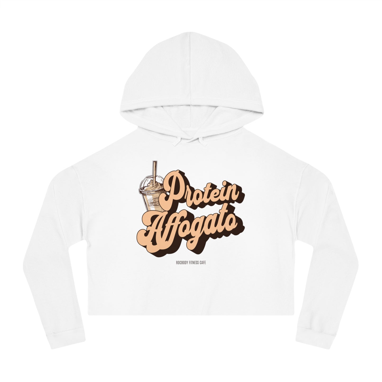 Protein Affogato Cropped Hoodie