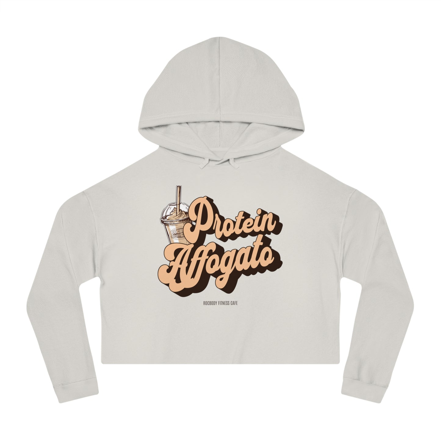 Protein Affogato Cropped Hoodie